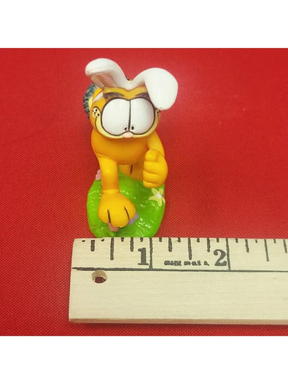 Vintage Paws Garfield Easter Bunny PVC Figurine Bunny Ears Easter Eggs